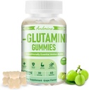 L-Glutamine Gummie 1000 mg, mit Trehalose, L Glutamin Ergänzung Unterstützung Darm, Boost Immune & Muskel Gesundheit, für Erwachsene & Kinder, Non-GMO, Vegan, Glutenfrei, Grape Flavor, 60