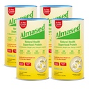 Almased Vanille Meal Ersatz Shake - Low-Glycemic High Plant Base Protein Powder- Nutritional Weight Health Support Supplement - Vanilla Flavor - 17.6 Unze (1.1 Pfund (4 Pack)