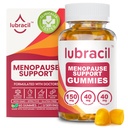 Lubracil Menopause Gummie für Damen - Menopausal Ergänzungen für Heiße Blitze, Nachtschwänze, Mood Swings und Hormonal Balance - Tägliche Vitamine mit schwarzem Cohosh & Ashwagandha - 60 Gummie (Pack von 1)