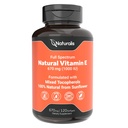 Naturalis Sunflower Vitamin E 670mg (1000 IU) mit gemischten Tocopherolen | Essential Haut Vitamin & Immununterstützung | Non-GMO, Soy & Gluten Free | 120 Softgels