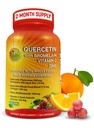 Quercetin mit Bromelain Vitamin C und Zink angereichert mit Organischen Ganznahrung - 1215mg pro Servieren - Quercetin Phytosome 500mg Kapseln mit Ingwer und Flavonoiden für Immununterstützung - 120 Zähler