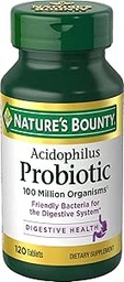 Nb Acidophilus Größe 100s Natur Bounty Acidophilus Probiotic Tablets 100 Zähler