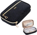 BAGSFY Pill Organizer Case 2 Mal pro Tag Wöchentliche Medizin Organizer Reise Pille Box mit abnehmbaren 7 Tage Medizin Fall Container für Fischöl, Vitamin, Ergänzung
