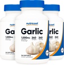 Nutricost Knoblauch 1000mg, 240 Softgels (3 Flaschen) - Odorless, Premium Gluten Kostenlose Ergänzung