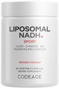 Code Liposomal NADH+ Ergänzung - NADH, Vitamin B12, D-Ribose als Bioenergie Ribose, CoQ10-2-Month Supply - Liposomale Lieferung - β-Nicotinamid Adenine Dinukleotid Pillen - Non-GMO - 60 Kapseln
