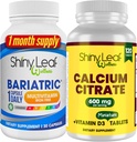 Bariatric Multivitamin Iron-Free für Frauen und Männer Plus Calcium Citrat mit Vitamin D3, einfache Swallow Caplets, ungeflammt - 1 Monate Versorgung