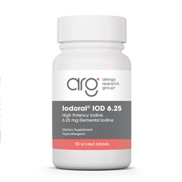 Optimox Iodoral 6.25 mg - Iodine Ergänzungen für Schilddrüsenunterstützung, Lugol-Lösung, Tägliche Vitamine und Mineralstoffe, Hochleistungs-Iodine-Tabletten - 90 Tabletten 1-Pack