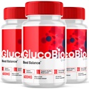 (3 Pack) Glucobio Kapseln, Gluco Bio Advanced Glyco Support Formel Pillen, Glucobio Extra Strength Supplement, Glucobio Natural Ingredients Glycogen Support, Gluco Bio Glycogen Bewertungen (180 Kapseln)