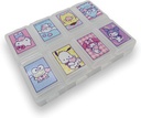Sanrio Characters Die-Cut Medicine Supplement Tragbares Zubehör Case Travel mit 8 Subdivision Deckel (Mix) Mehrfarbig