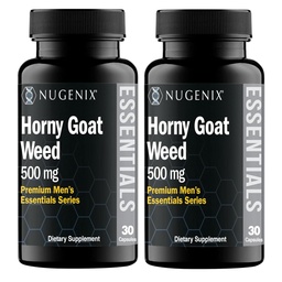 Nugenix Essentials Horny Ziegenkraut Extrakt - Epimedium Extrakt - 60 Kapseln