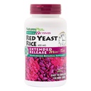 NaturesPlus Kräuter-Aktive Rote Hefe-Reis, Extended Release - 600 mg, 120 Mini-Tabletten - Kräuter-Ergänzung - Vegan, Vegetarisch, Glutenfrei - 60 Servierungen