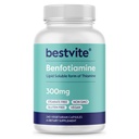 BESTVITE Benfotiamin 300mg (240 vegetarische Kapseln) Keine Stearaten - Kein Silikon Dioxid - Vegan - Non GMO - Glutenfrei