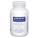 Reine Kapselungen Calcium Magnesium (Citrat) - 240 g Calcium & 240 g Magnesium - Bone Health Support - Nicht-GVO & Vegan - 90 Kapseln
