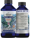 Optivida Health Colloidal Silver Liquid (2 Pack) – Premium Nano Silver Colloidal Supplement for Daily Wellness & Immune Support, Natural Liquid Silver Hydrosol für Erwachsene & Kinder, Non-GMO, Gluten-Free