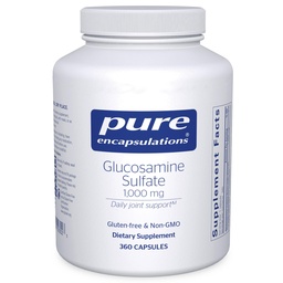 Reine Kapseln Glucosaminsulfat 1.000 mg | Beilage für Gelenkunterstützung und Mobilität, Knorpelgesundheit und Connective Tissue* | 360 Kapseln