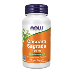 JETZT Nahrungsergänzungsmittel, Cascara Sagrada (Rhamnus purshiana) 450 mg, Herbal Regularity*, 100 Veg Kapseln