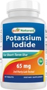 Best Naturals Kaliumjodid 65 mg - Nahrungsergänzung, 60 Tabletten (60 Count (Pack von 1)) (6)
