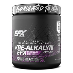EFX Sports Kre-Alkalyn EFX Pulver | pH-gerecht Kreatin Monohydrat-Pulver-Ergänzung | Stärke, Muskelwachstum & Leistung | 110 Portionen (Schleife)
