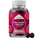 Hydrolysierte Kollagen-Peptide für Frauen mit Biotin - Haar-, Haut- und Nails-Vitamine für Elastizität, Vitalität und Hydration Gummie - natürlich gewonnenes Biotin und Kollagen für Frauen - 90 Count