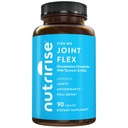 NutriRise Glucosamin Chondroitin Quercetin & MSM mit Kurkuma Curcumin 2100mg Triple Strength Joint Support Supplement für Frauen & Männer mit Boswellia & Bromelain, Glutenfrei, Nicht-GVO, 90 Count