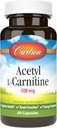 Carlson Labs Acetyl L-Carnitin, 500mg, 60 Kapseln
