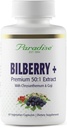 Paradise Herbs Bilberry mit Goji & Chrysanthemum Supplements, Super Potent, Ultra Pure, Non-GMO, Glutenfrei, Vegan, 60 vegetarische Kapseln