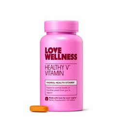 Liebe Wellness Gesundheit V Vitamin | Frauen Vaginal Health Supplement | pH Balance, Gut Gesundheit und Immununterstützung Ergänzung | Balance von Candida Yeast mit Kurkuma, Knoblauch & Kokosöl | 30 Count