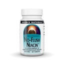 Quelle Naturals No-Flush Niacin, B-3 für Energie und kardiovaskuläre Gesundheit * - 500 mg - 60 vegetarische Tabletten