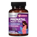 Pränatale Vitamine für Frauen - Multivitamin mit DHA, Folsäure, Vitamin C, B12, Iron & Omega-3 - Vor, Während & Post Schwangerschaftsergänzung für gesundes Wachstum & Gehirn Entwicklung - 60 Softgels