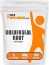 BulkSupplements.com Goldenseal Powder - Kräuterergänzung, aus Goldenseal Wurzel - Vegan & Glutenfrei, 1g pro Servierung, 100g (3,5 oz) (Pack von 1)