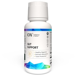 ION* Intelligence of Nature Gut Support Liquid Supplement - Gut & Digestive Health Liquid Drops, Cleanse & Detox mit Humic Extract für Damen und Herren, Erwachsene & Kinder 4+ - 8 fl oz (Pack von 1)