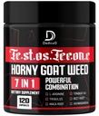 7 in-1 Ultra Test-Unterstützung mit Tribulus Terrestris Horny Goat Weed L-Arginine Maca Root Tongkat Ali Beet Root - Energy Workout Muskel Strength Support 120 Kapseln