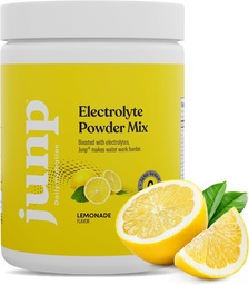 JUNP Elektrolyte Pulver Kein Zucker No Carbs – Lemonade Keto Elektrolyt Getränke Mix - Kalium & Salz Hydration Pulver Elektrolyte - Zero Calorie Zucker freie Elektrolytpulver, Kosher, 90 Servierungen
