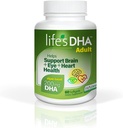 Das DHA All-Vegetarian DHA Nahrungsergänzungsmittel unterstützt eine gesunde Gehirn, Augen & Herz, Non-GMO Von nachhaltiger Pflanzenquelle 200 mg DHA Omega-3 60 Softgels