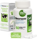 Jaguar Tiergesundheit Neonorm Calf - Enteric Coated Supplement Boluses for Proper Hydration & Bowel Health - Pflanzenbasiertes Produkt für vorgewürzte Calves (60 Count)