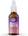 Beauty Bestie Vegan Flüssigkeitstropfen, Biotin, Vitamin C, Hyaluronsäure, Multi-Benefit Vitamine Mischung, um gesundes Haar, Haut und Nägel Wachstum zu unterstützen, Sugar Free 1 fl oz.