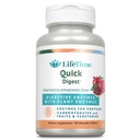 LIFETIME Quick Digest Digestive Enzyme - Pflanzenenzyme für Proteine, Kohlenhydrate, Früchte und Gemüse - Verdauungshilfe - Granatapfel - 90 Servierungen, 90 Kautabletten