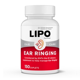 Lipo-Flavonoid Plus Tinnitus Relief - Doctor-Recommended für Ringen Ohren - Klinisch-Proven Lemon Bioflavonoid Complex mit Vitaminen C, B1, B2, B6, B12, & Calcium - 150 Caplets