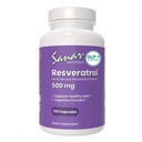 Sanar Naturals Resveratrol Supplement 500 mg – Unterstützt gesundes Altern, kognitive Funktion und Herzgesundheit - Pflanzenbasierte Trans Resveratrol - Vegan, Non-GMO, 120 Kapseln
