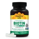 Landleben High-Potency Biotin 10mg - Vegan & Gluten-Free Biotin Supplement für Haut & Nägel, Energiestoffwechsel - Biotin 10000mcg Kapseln