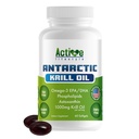 Aktiver Lebensstil Antarktis Krill Ölergänzung, hohe Absorption EPA, DHA, Astaxanthin & Phospholipid, Roter Krill, GVO-frei, Glutenfrei, Sojafrei, Milchprodukte frei, Labor getestet, Made in USA