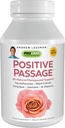 ANDREW LESSMAN Positive Passage 60 Kapseln - Natürliche Menopausal Unterstützung und Balance für Frauen Hormon Levels. mit Soy Isoflavones, Black Cohosh, Dong Quai, Damiana. Keine Zusatzstoffe