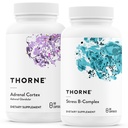 THORNE - Adrenal Support Bundle - Adrenal Cortex und Stress B-Complex - Stress &amp; Immunmanagement - 60 Servietten