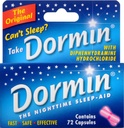 Dormin Nighttime Sleep-Aid - 72 Kapseln, Packung mit 6
