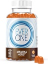 Ever One Manuka Honey New Zealand Gummis - Natürliche Immununterstützungsergänzung - Vegetarisch, Gelatin kostenlos - Delicious Mandarin Flavored Immunität Gummy Vitamins