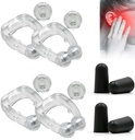 Acupeace Tinnitus Relief Device, Auricalm Tinnitus Relief Device, Tinnitus Relief für Ringohren, Tinnitus Ohr Manschetten Set Stopp Ohrring (2Pairs)