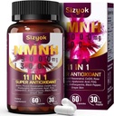 11-in-1 NMNH (Dihydronicotinamid Mononukleotid), 600mg pro Servieren, NAD+ Beilage mit Resveratrol, CoQ10 zur Unterstützung von NAD+ Levels, NMNH-Ergänzung für Anti-Aging, 60 Count, 30 Day Supply-65