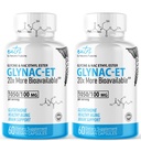GlyNAC-ET NAC Supplement N-Acetyl Cystein Ethyl Ester (Paket von 2) - 20x Bioverfügbarer als GlyNAC - Glycin & N-Acetylcystein Ethyl Ester Anti Aging Supplement, Boost Glutathion (120 Kapseln)