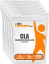 BulkSupplements.com Conjugated Linoleic Acid Powder - CLA Supplement, Nahrungsergänzungsmittel - Glutenfrei, 2g pro Servierung, 1kg (2.2 lbs) (Pack mit 5)