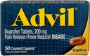 Advil Pain Reliever/Fever Reducer 200 mg Beschichtete Tabletten 50 ea (Pack von 6)